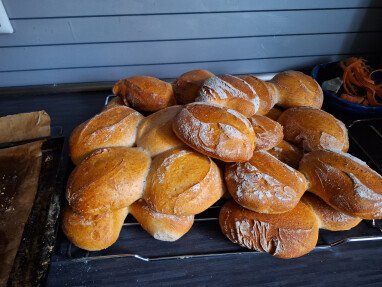 Brötchen selbst gebacken