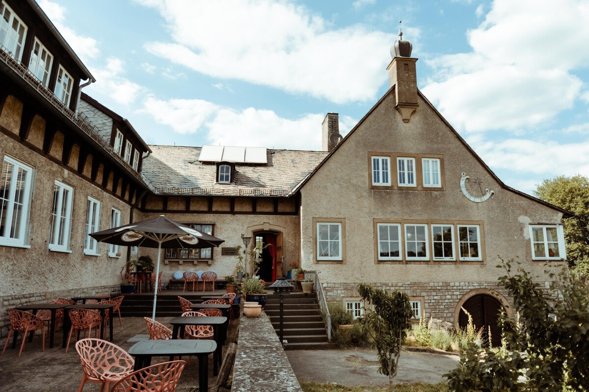 Biergarten der Strumpffabrik