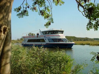 Dampferfahrt auf dem Bodden