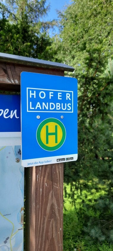 Haltepunkt HOFER LANDBUS