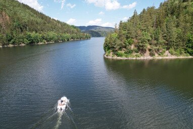 Stausee Hohenwarte Lothramühle Bucht