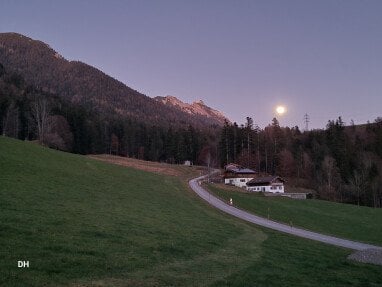 Abendstimmung mit Vollmond