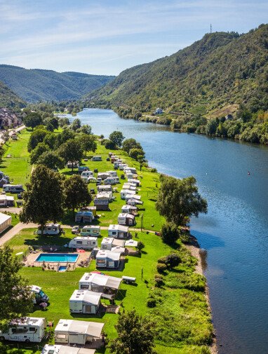 Touristenstellplatz direkt an der Mosel 