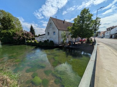 Brenzblick auf das ehemalige Cafe Konrad (Parkplatz/Stellplatz)