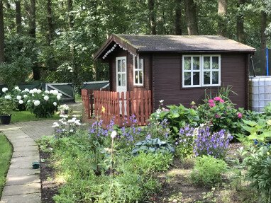 Unser Hofgarten in voller Blüte......