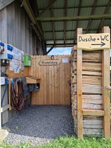 Stellplatz - Anmeldung