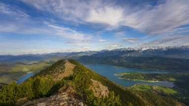 Bergblick auf den Walchensee