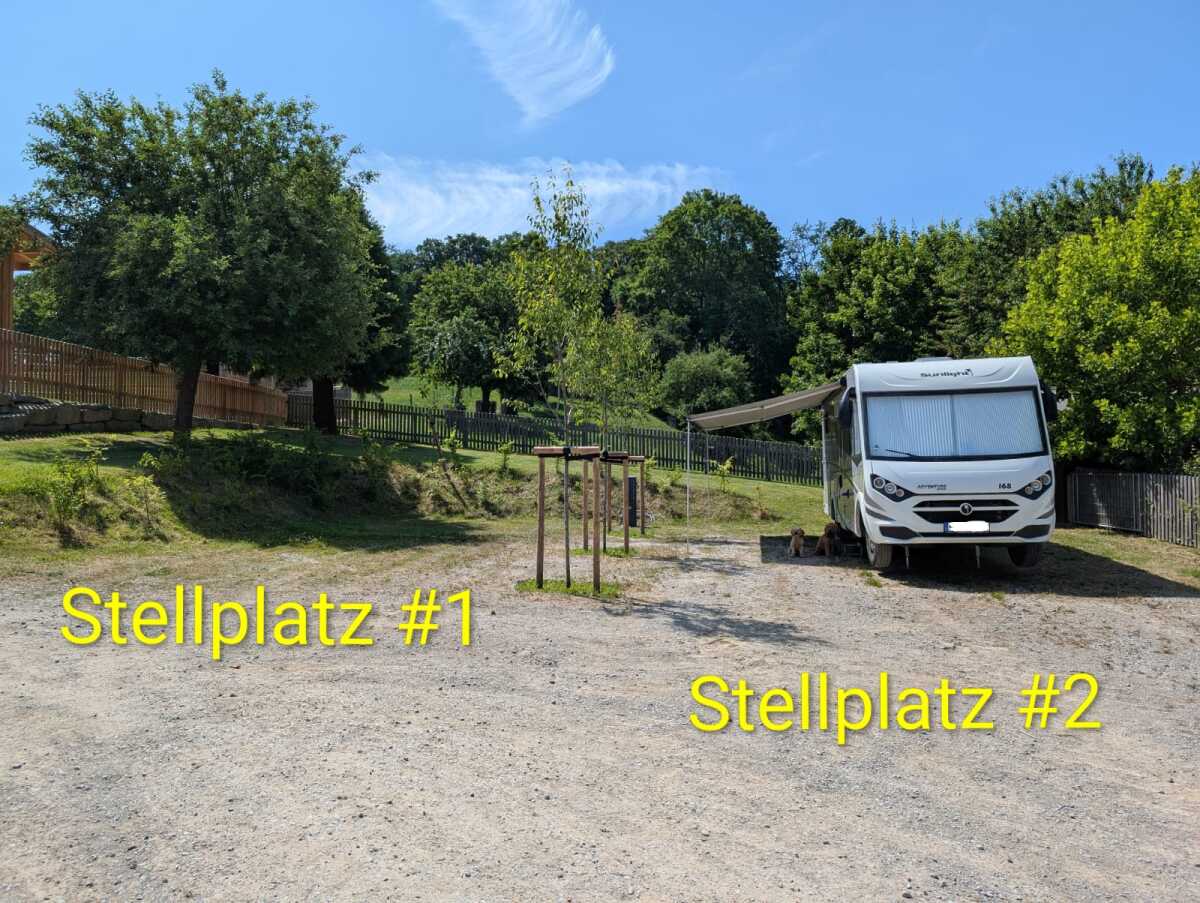 Unsere Stellplätze für euch