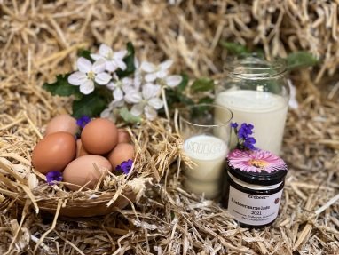 Milch und Eier