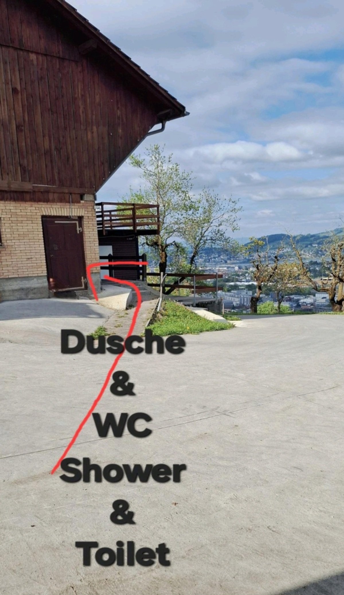Shower/Toilet