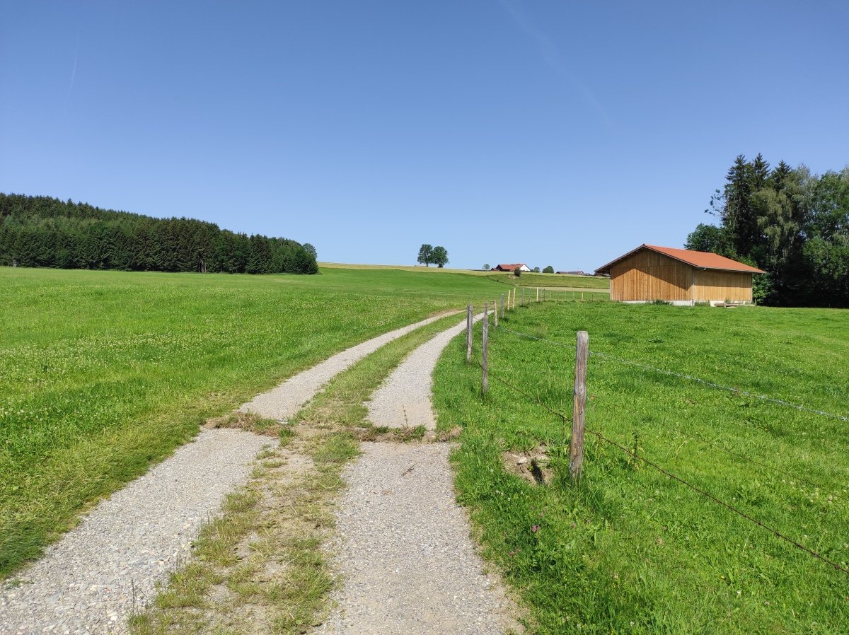 Zufahrt zum Stellplatz