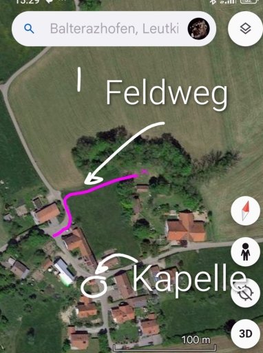 Wegbeschreibung