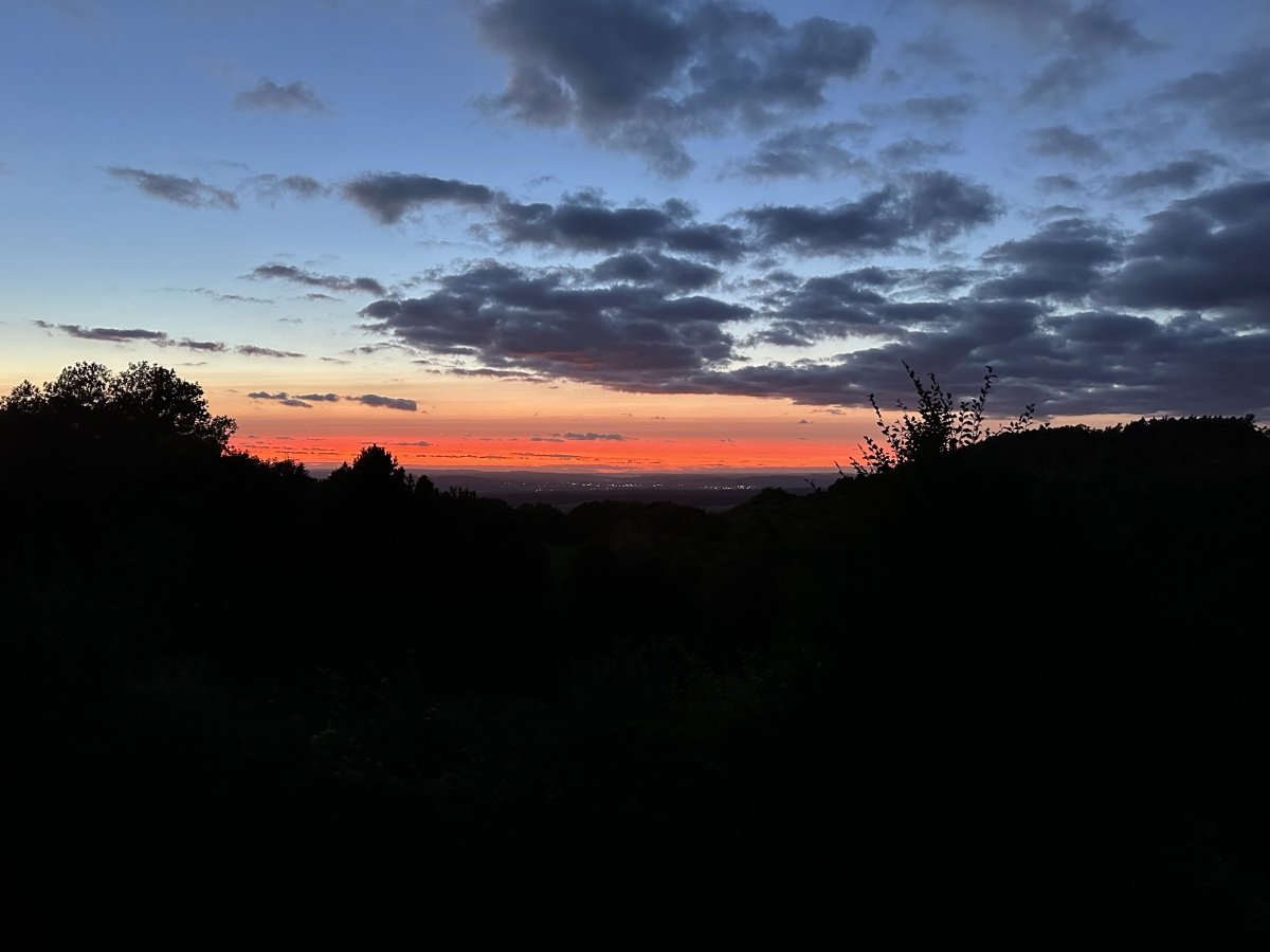 Abendstimmung auf unserem Stellplatz