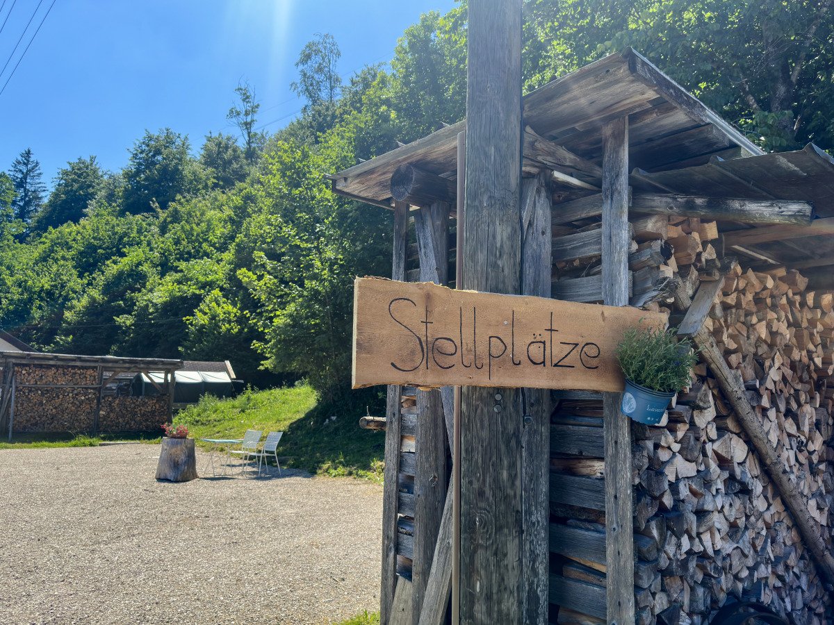 Beschilderung Stellplatz