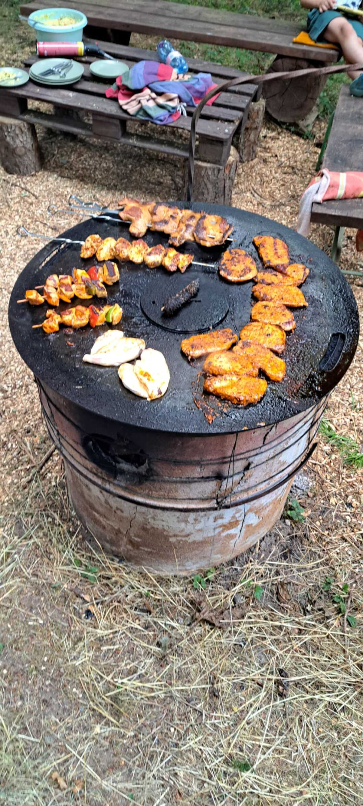 Grillplatte , steht bereit und wartet auf euch 