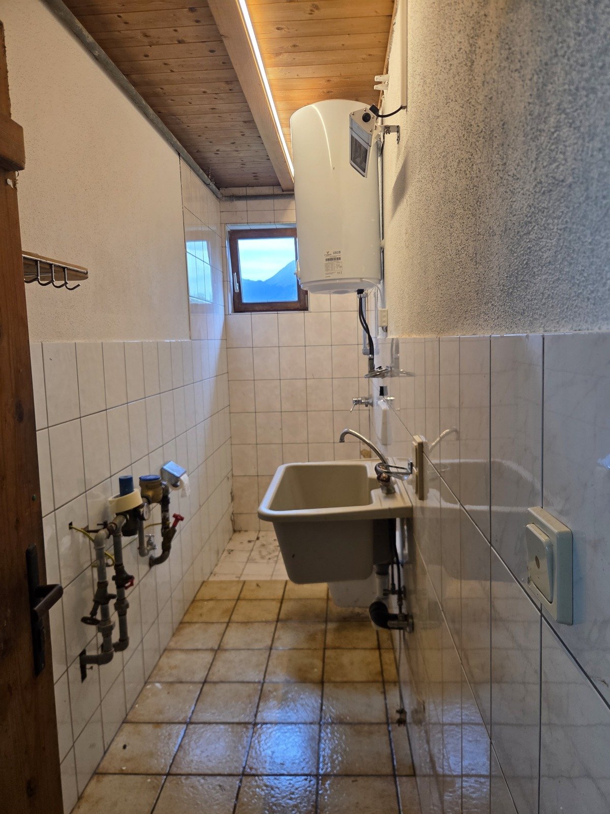 Badezimmer im Stall 