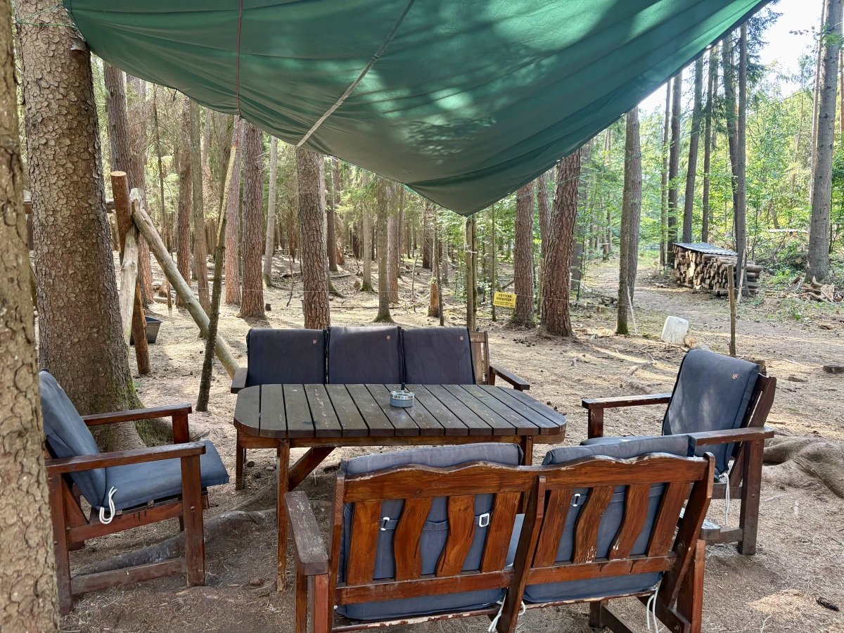 Sitzplatz im Freien