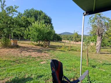 Blick vom Stellplatz