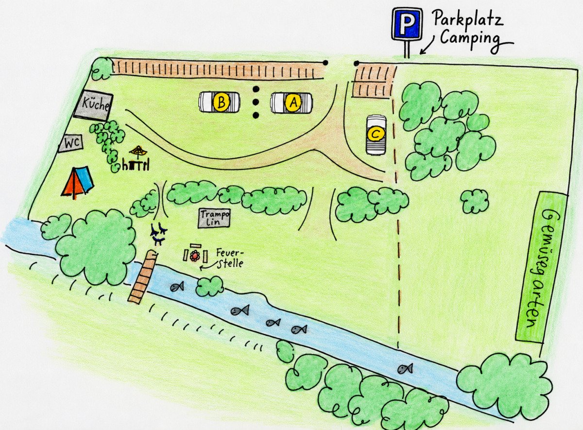 Parkplatz Zelten