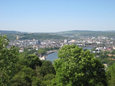 Koblenz von Koblenzer Kanten (Aussichtsplattform) Greiffenklau Straße Festungsplateau