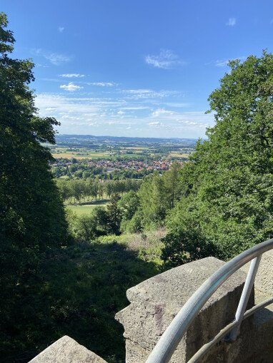 Ausblick vom Holster Turm in Nieheim