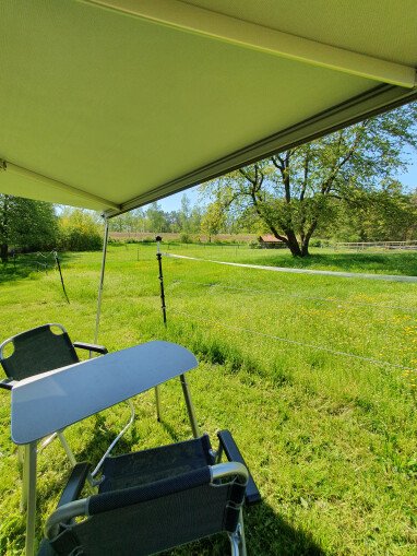 Ausblick vom Stellplatz 1