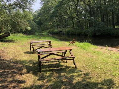 ….eigener/privater Picknick & Badeplatz direkt am Fluss ( Oste )